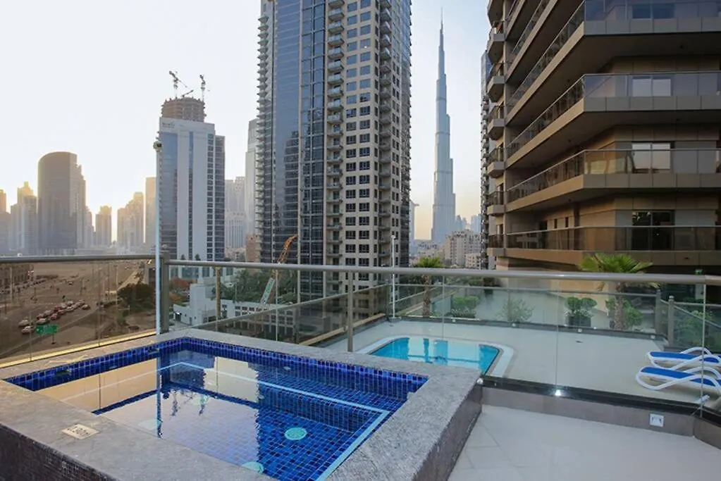 דירות דובאי Amazing Studio In Downtown With Burj Khalifa View