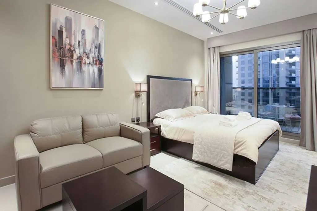 Apartmán Amazing Studio In Downtown With Burj Khalifa View Dubaj